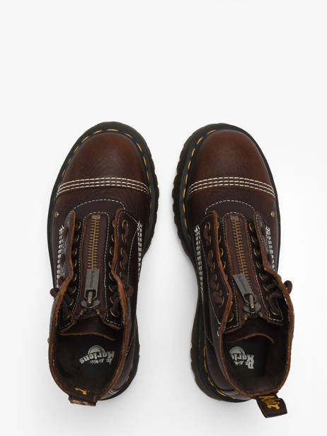 Boots Uit Leder Dr martens Bruin women 42818200 ander zicht 3