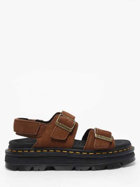 Sandalen Met Platformzool Uit Leder Dr martens Bruin women 42853200