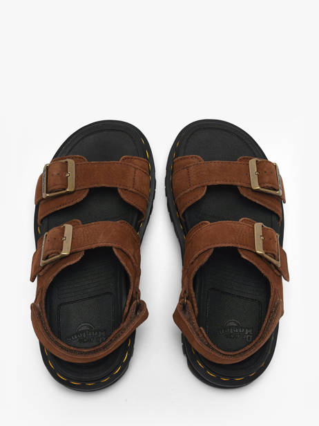 Sandalen Met Platformzool Uit Leder Dr martens Bruin women 42853200 ander zicht 3