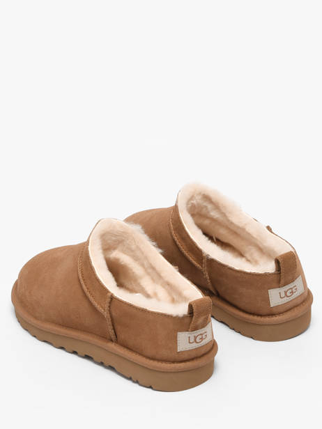Pantoffels Uit Leder Ugg Bruin men 1180190 ander zicht 2