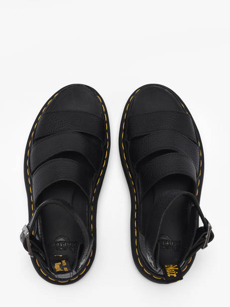 Sandalen Uit Leder Dr martens Zwart women 24476001 ander zicht 3