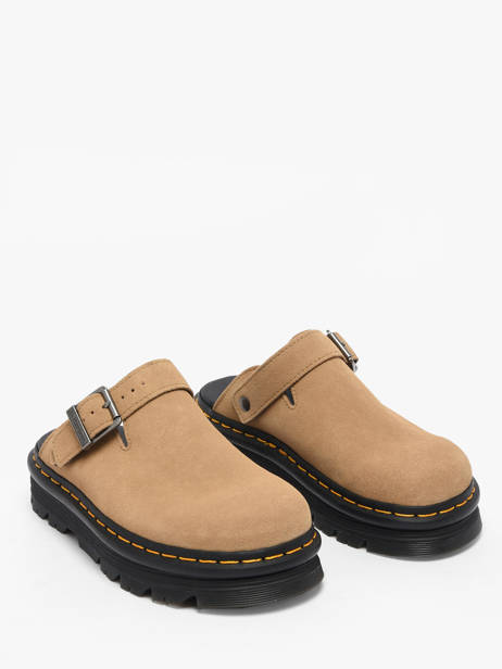 Slippers Met Platformzool Uit Leder Dr martens Beige women 31737439 ander zicht 1