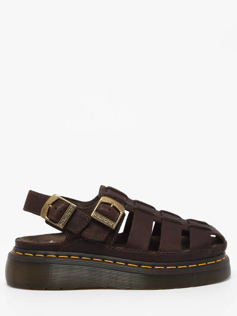Sandalen Uit Leder Dr martens Bruin women 31524201