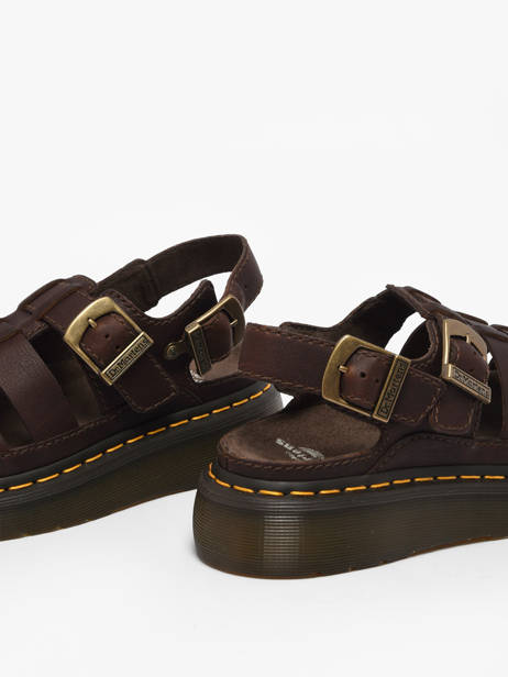 Sandalen Uit Leder Dr martens Bruin women 31524201 ander zicht 2