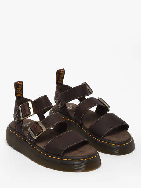 Sandalen Uit Leder Dr martens Bruin women 42004200 ander zicht 1