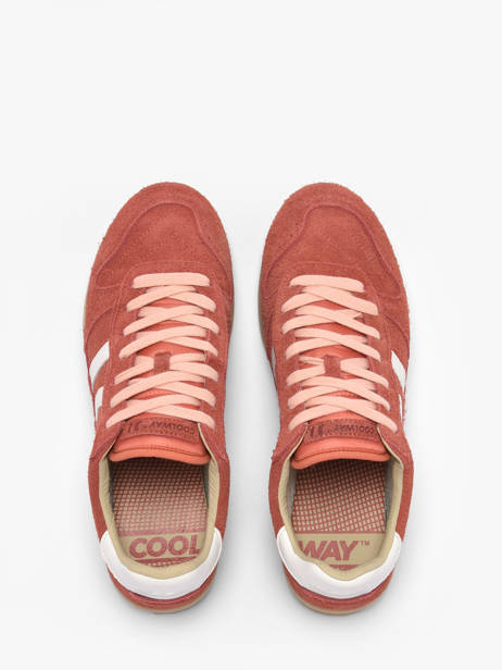 Sneakers Uit Leder Coolway Rood men 8653807 ander zicht 3