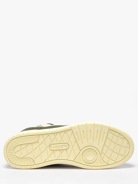 Sneakers Uit Leder Lacoste Groen men 1SMA0100 ander zicht 4
