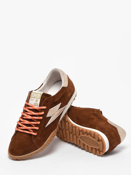 Sneakers Uit Leder Semerdjian Bruin women MARYD282 ander zicht 2