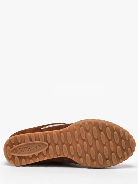 Sneakers Uit Leder Semerdjian Bruin women MARYD282 ander zicht 4