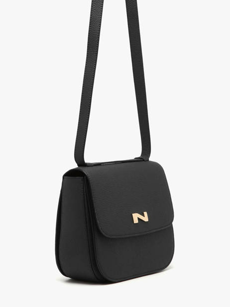 Cross Body Tas Ulysse Leder Nathan baume Zwart odyssey 2 ander zicht 2