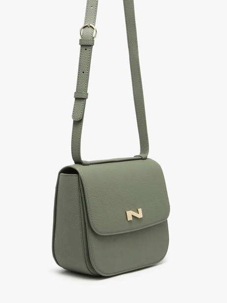Cross Body Tas Odyssey Leder Nathan baume Groen odyssey 2 ander zicht 1