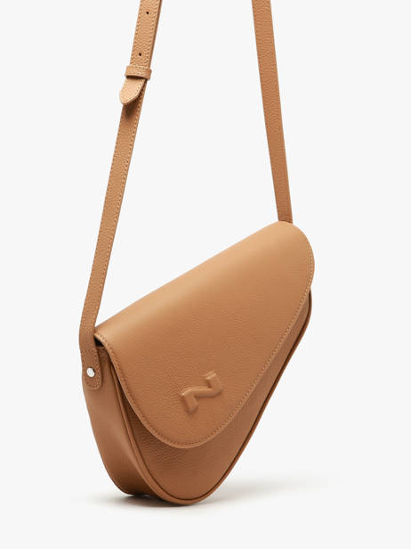 Cross Body Tas Sunny Leder Nathan baume Bruin n city 6 ander zicht 1