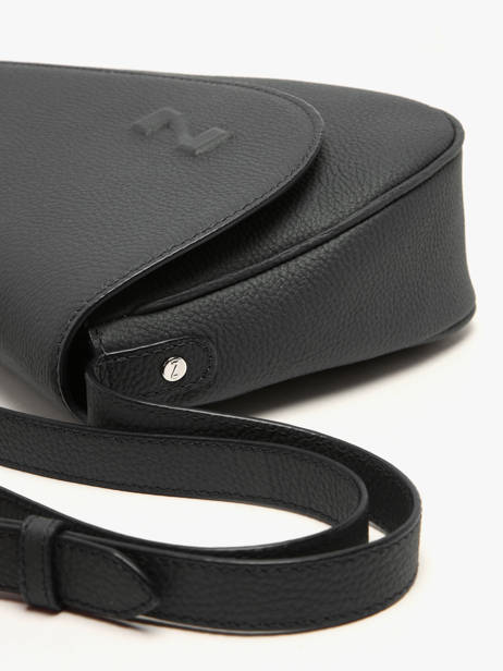 Cross Body Tas Sunny Leder Nathan baume Zwart n city 6 ander zicht 3