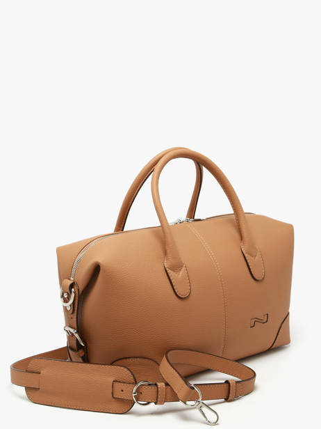 Handtas Senna Leder Nathan baume Bruin drive 2 ander zicht 1