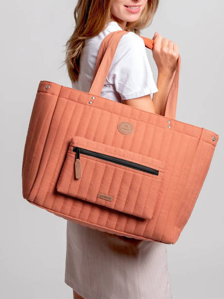 Schoudertas A4 Formaat Adventurer Gerecycleerd Polyester Cabaia Oranje adventurer TOTEBAGL ander zicht 1