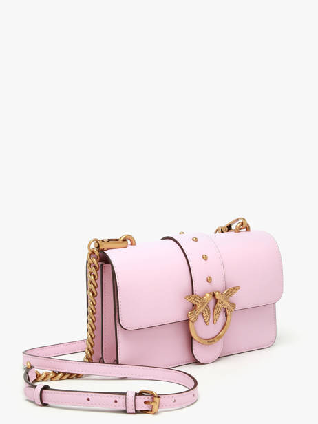 Cross Body Tas Love Bag Icon Leder Pinko Roze love bag icon A0F1 ander zicht 2
