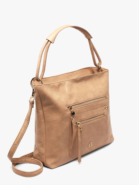 Schoudertas Bride Lulu castagnette Roze bride ALEXI ander zicht 1