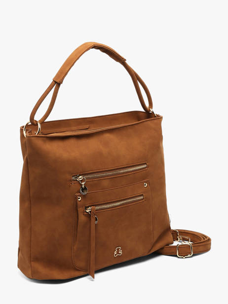 Schoudertas Bride Lulu castagnette Bruin bride D ander zicht 1