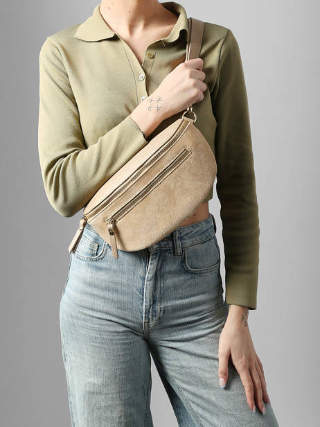 Heuptasje Milano Beige velvet caviar VC24111 ander zicht 1