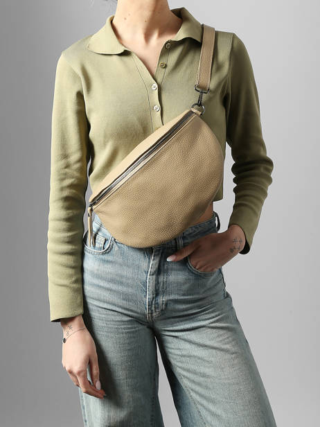 Heuptasje Caviar Leder Milano Beige caviar CA21123 ander zicht 1