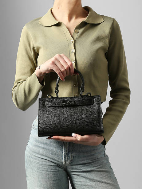 Sac Porté Main Caviar Leder Milano Zwart caviar CA25114 ander zicht 1