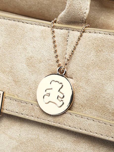 Handtas Buckle Lulu castagnette Beige buckle D ander zicht 2