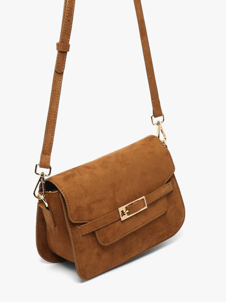Cross Body Tas Buckle Lulu castagnette Bruin buckle D ander zicht 2