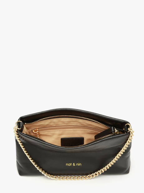 Cross Body Tas Vintage Leder Nat et nin Zwart vintage MOLLY ander zicht 2