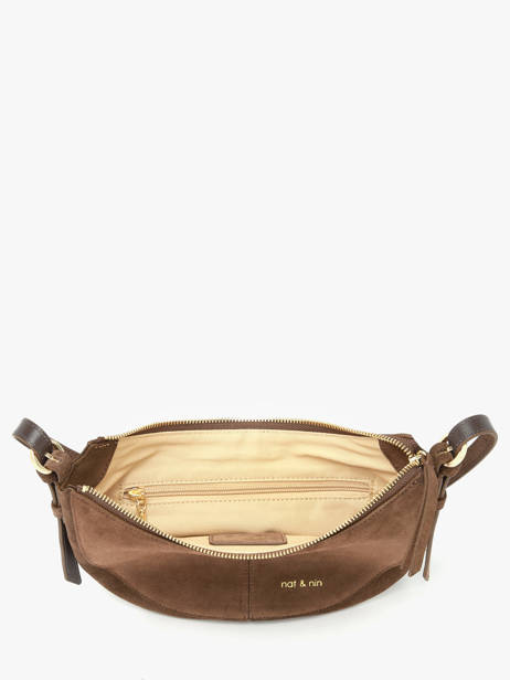 Schoudertas Vintage Nat et nin Bruin vintage MINRODEO ander zicht 2