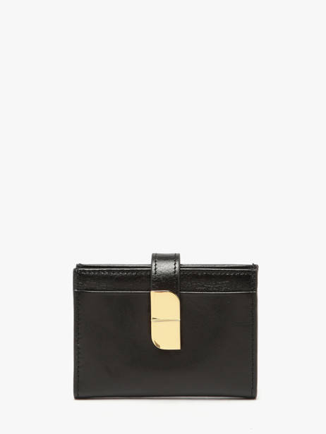 Portefeuille Leder Nat et nin Zwart vintage AUDE