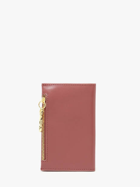Portemonnee Vintage Leder Nat et nin Roze vintage OSHI ander zicht 2
