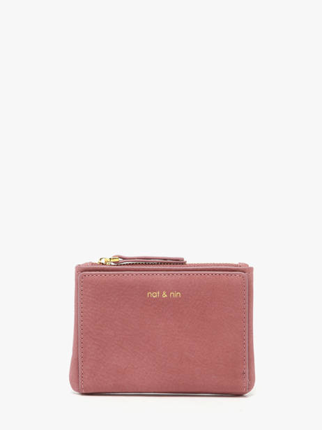 Portefeuille Vintage Leder Nat et nin Roze vintage SOLY