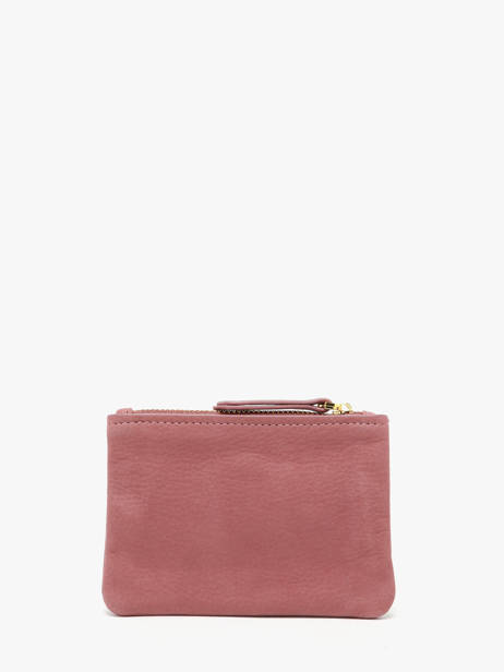 Portefeuille Vintage Leder Nat et nin Roze vintage SOLY ander zicht 2