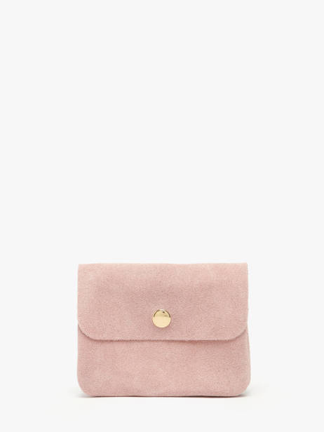 Portemonnee Velvet Leder Milano Roze velvet VE23091O