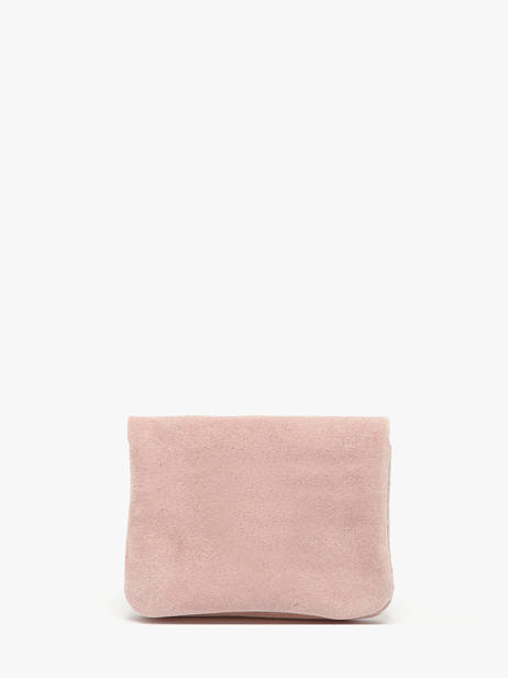 Portemonnee Velvet Leder Milano Roze velvet VE23091O ander zicht 2