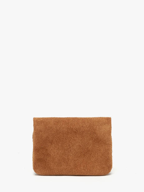 Portemonnee Leder Milano Bruin velvet VE23091O ander zicht 2