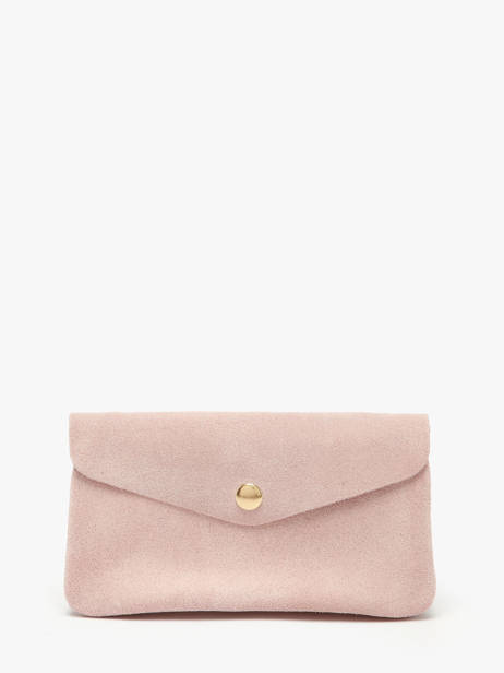Portemonnee Velvet Leder Milano Roze velvet VE23113O
