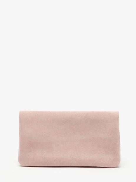 Portemonnee Velvet Leder Milano Roze velvet VE23113O ander zicht 2