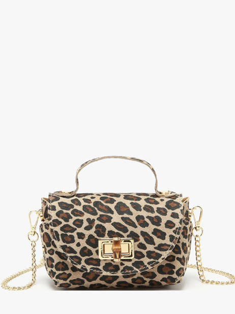Cross Body Tas Velvet Leopardo Milano Veelkleurig velvet leopardo VL24117