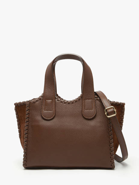 Handtas Velvet Caviar Milano Bruin velvet caviar VC25111 ander zicht 3