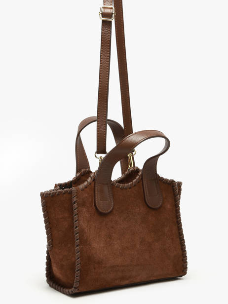 Handtas Velvet Caviar Milano Bruin velvet caviar VC25111 ander zicht 1