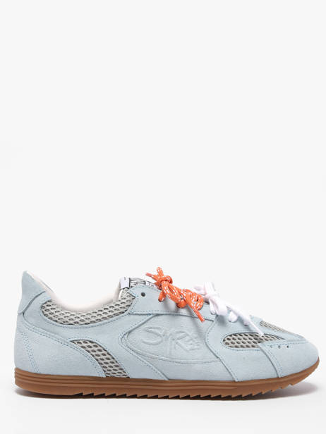 Sneakers Uit Leder Semerdjian Blauw women BILLI243