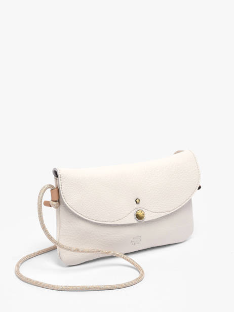 Cross Body Tas Vintage Leder Mila louise Blauw vintage 3756C1 ander zicht 1