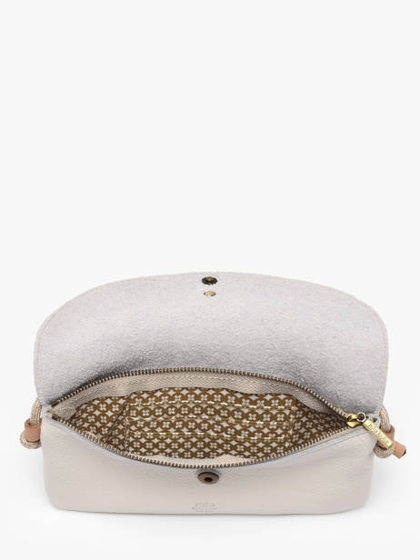 Cross Body Tas Vintage Leder Mila louise Blauw vintage 3756C1 ander zicht 2