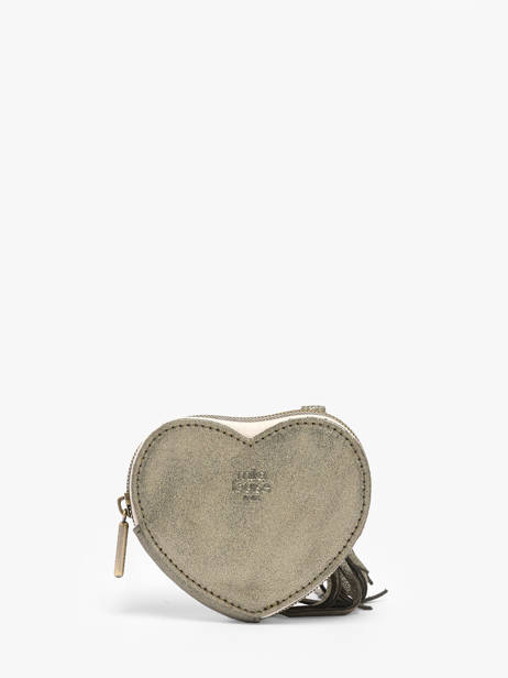 Portemonnee Leder Mila louise Zilver vintage 16083X ander zicht 2