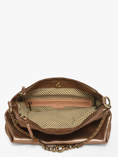 Cross Body Tas Vintage Leder Mila louise Bruin vintage 3822RX ander zicht 3