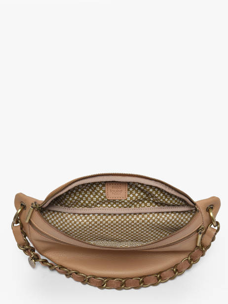 Heuptasje Leder Mila louise Beige vintage 23689C1 ander zicht 3