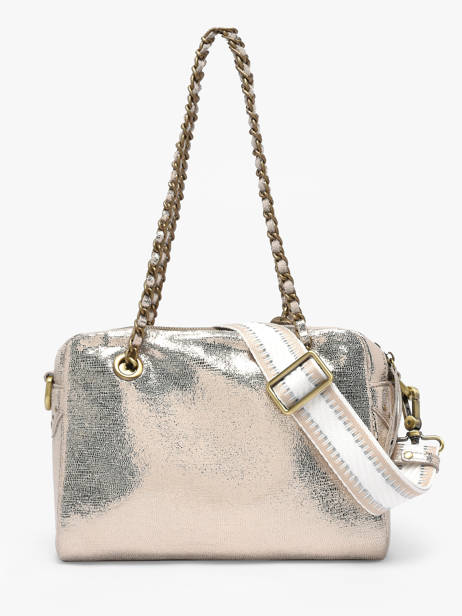 Schoudertas Vintage Leder Mila louise Blauw vintage 3889RX ander zicht 3