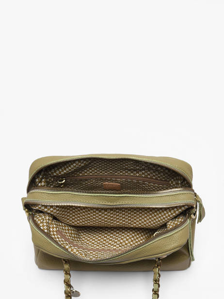 Schoudertas Vintage Leder Mila louise Zilver vintage 3889C1 ander zicht 2