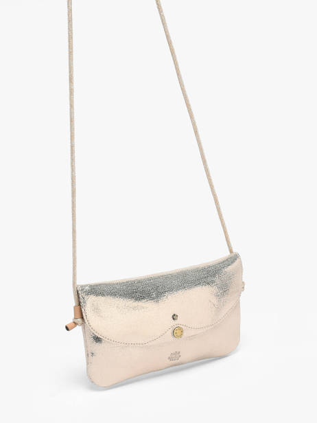 Cross Body Tas Vintage Leder Mila louise Blauw vintage 3756RX ander zicht 1